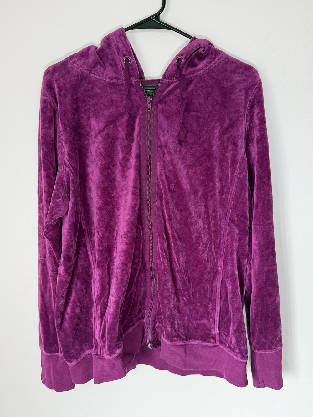 Eddie Bauer Girls Plush Zip Hoodie in Purple